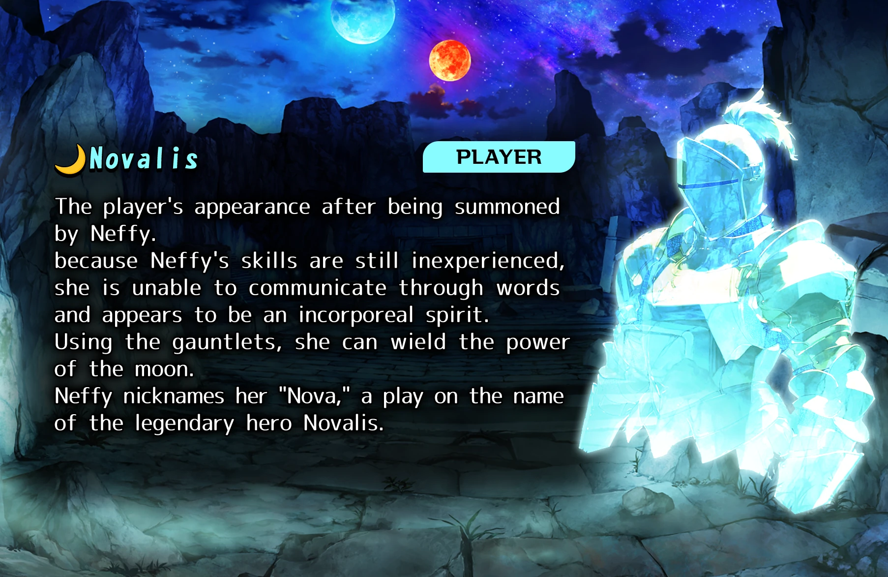 Novalis's character introduction